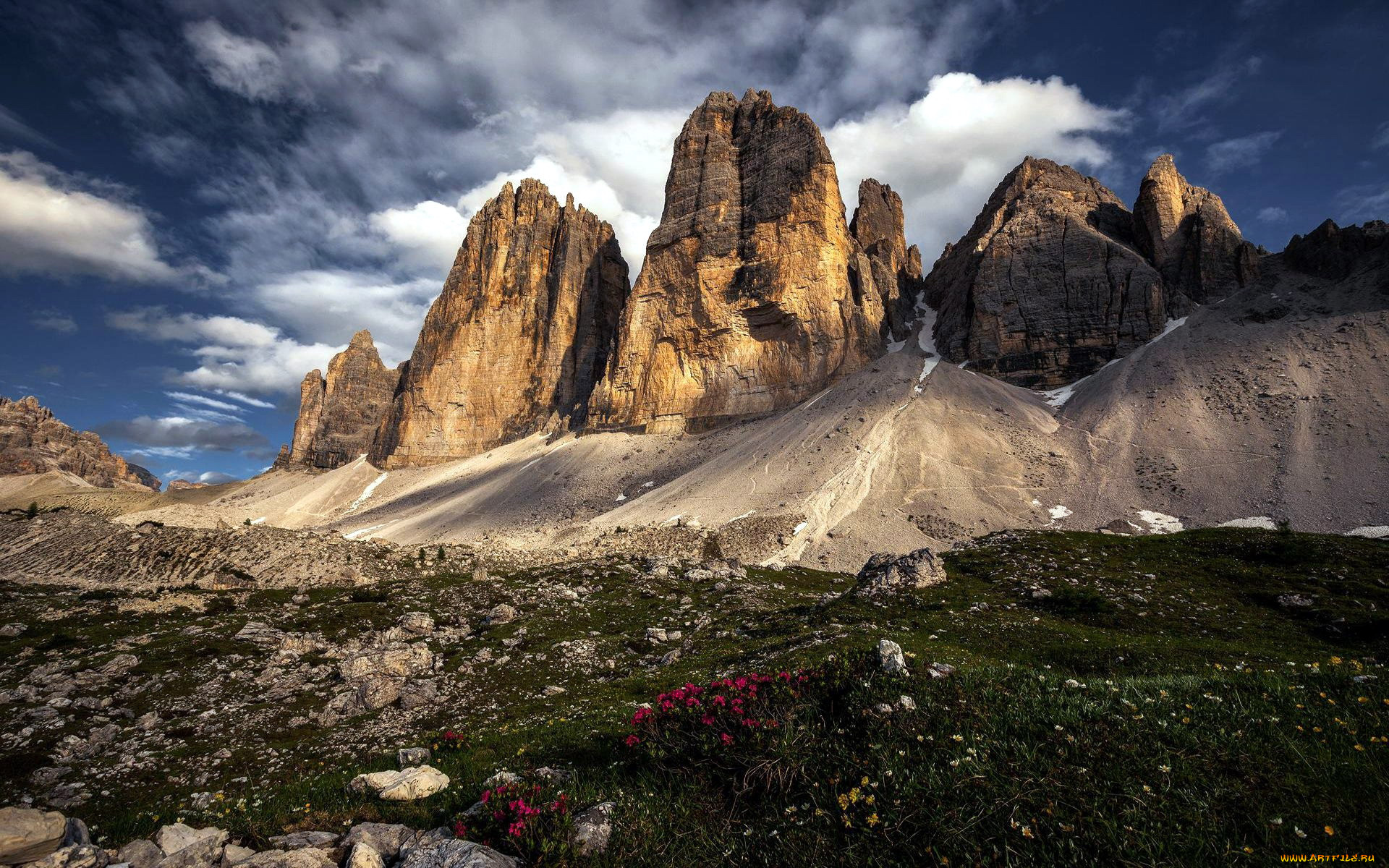 dolomites, tre cime di lavaredo, italy, , , tre, cime, di, lavaredo